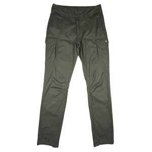 3P Finnish Trademark Mens Olive Green Cargo‎ Utility Pants Straight Size 30x31